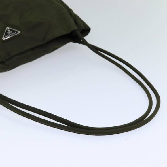 PRADA Tote Bag Nylon Khaki Auth 75638 - Picture 7 of 16